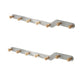 Metal and Wood Coat Rack Contemporary Style Home Wall Hanging Coat Hanger Grey 2 Piece Set 7 Clearhalo 'Entry & Mudroom Furniture' 'furn' 'furn_hall_tree_coat_racks' 'Furniture' 'Hall Trees & Coat Racks' 'hall_tree_coat_racks' 6622960