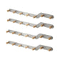 Metal and Wood Coat Rack Contemporary Style Home Wall Hanging Coat Hanger Grey 4 Piece Set 7 Clearhalo 'Entry & Mudroom Furniture' 'furn' 'furn_hall_tree_coat_racks' 'Furniture' 'Hall Trees & Coat Racks' 'hall_tree_coat_racks' 6622963