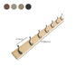 Modern Coat Rack Wood Framed Wall-Mounted Coat Hanger with Hooks