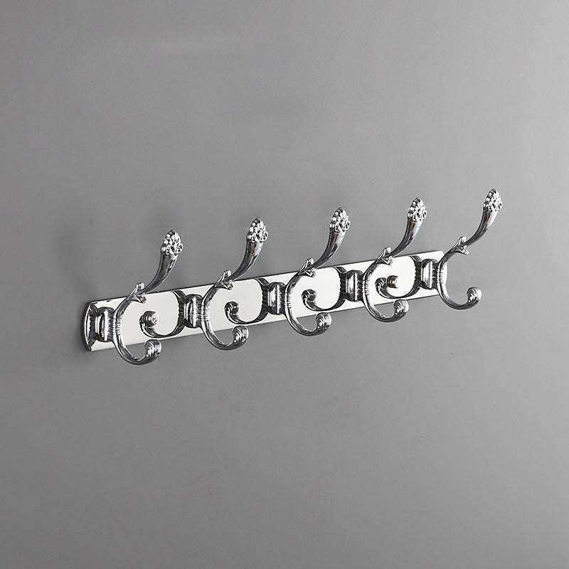 Pastilla de pelaje de pared enmarcada con metal de colgilla moderna con ganchos