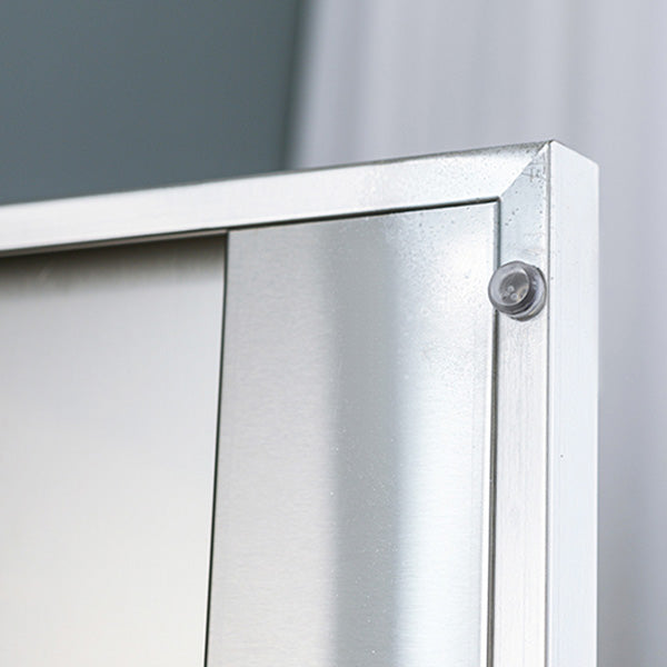 Metal Storage Cabinet for Bathroom Modern Cabinet with Hinged Doors Clearhalo 'Armoires & Wardrobes' 'armoires_wardrobes' 'Bedroom Furniture' 'furn' 'furn_armoires_wardrobes' 'Furniture' 6629008