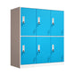 Matte Finish Steel Storage Cabinet with Hinged Doors Contemporary Non-Hanging Armoire Clearhalo 'Armoires & Wardrobes' 'armoires_wardrobes' 'Bedroom Furniture' 'furn' 'furn_armoires_wardrobes' 'Furniture' 6629024