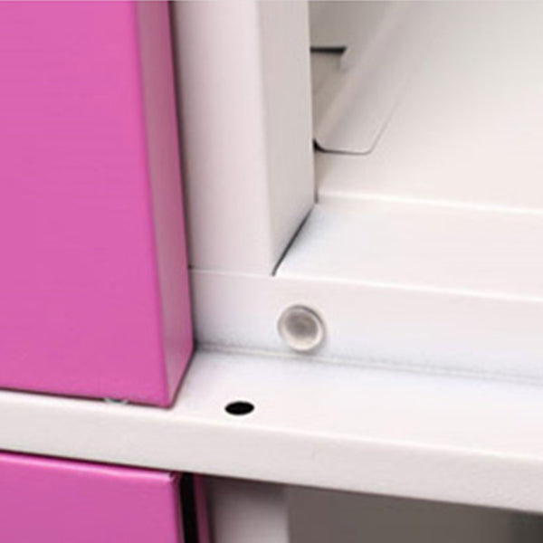 Matte Finish Steel Storage Cabinet with Hinged Doors Contemporary Non-Hanging Armoire Clearhalo 'Armoires & Wardrobes' 'armoires_wardrobes' 'Bedroom Furniture' 'furn' 'furn_armoires_wardrobes' 'Furniture' 6629030