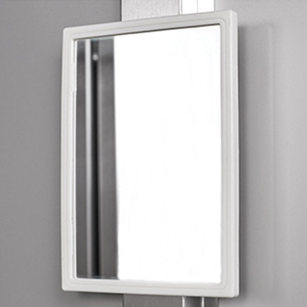 Steel Chrome Storage Cabinet Modern Cabinet with Hinged Doors Clearhalo 'Armoires & Wardrobes' 'armoires_wardrobes' 'Bedroom Furniture' 'furn' 'furn_armoires_wardrobes' 'Furniture' 6629061