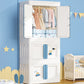 Plastic Bedroom Storage Cabinet Contemporary Hinged Door Cabinet