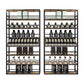 Metal Floor Bottle Wine Rack Contemporary Black Wine Holder Rack Clearhalo 'furn' 'furn_wine_racks' 'Furniture' 'Kitchen & Dining Furniture' 'Wine Racks' 'wine_racks' 6629331