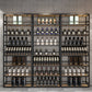 Metal Floor Bottle Wine Rack Contemporary Black Wine Holder Rack Clearhalo 'furn' 'furn_wine_racks' 'Furniture' 'Kitchen & Dining Furniture' 'Wine Racks' 'wine_racks' 6629334