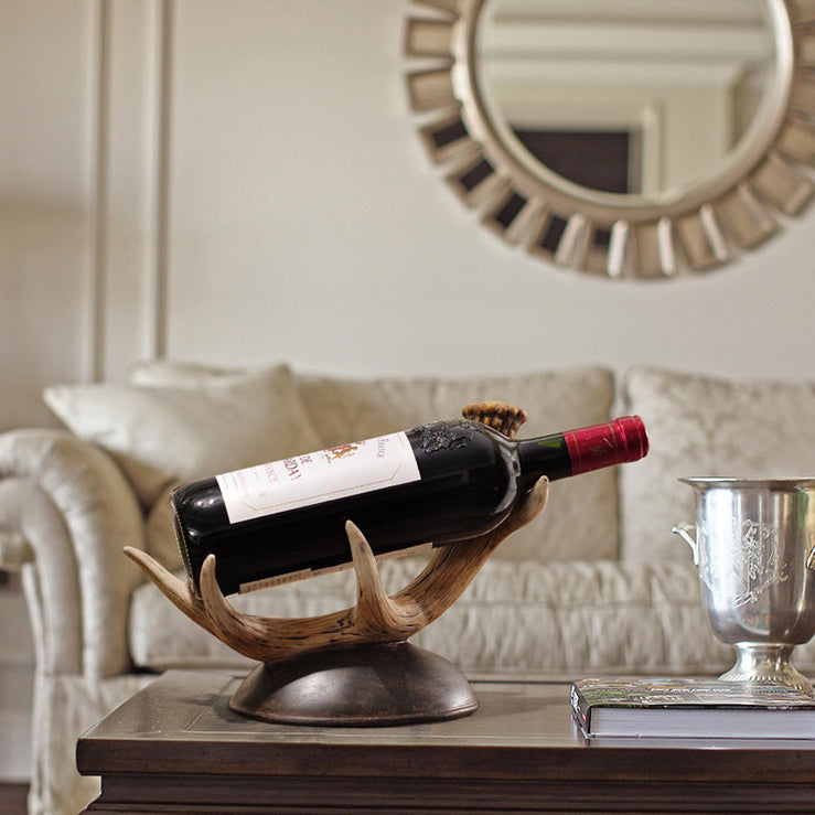 樹脂卓上ワイングラスラックグラムワインボトルホルダー-11 "x4.9" x7.3 "