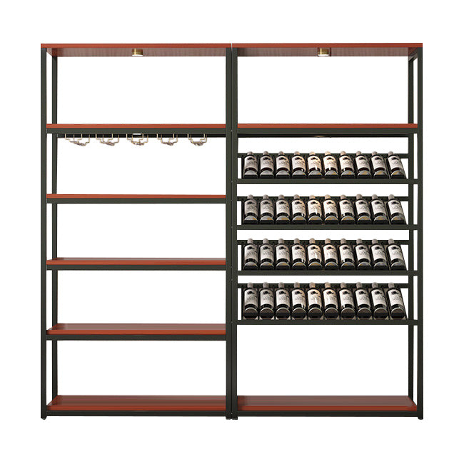 Contemporary Floor Bottle Wine Rack Single Black Metal Wine Holder Clearhalo 'furn' 'furn_wine_racks' 'Furniture' 'Kitchen & Dining Furniture' 'Wine Racks' 'wine_racks' 6629401