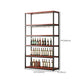 Contemporary Floor Bottle Wine Rack Single Black Metal Wine Holder Clearhalo 'furn' 'furn_wine_racks' 'Furniture' 'Kitchen & Dining Furniture' 'Wine Racks' 'wine_racks' 6629405