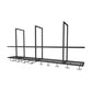 Metal Hanging Wine Glass Rack Modern Black Wine Rack Kit with Shelves Clearhalo 'furn' 'furn_wine_racks' 'Furniture' 'Kitchen & Dining Furniture' 'Wine Racks' 'wine_racks' 6629442