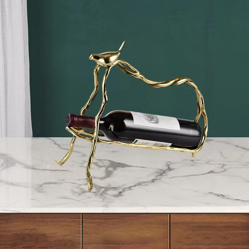 Metalen tafelblad wijnglasrek moderne wijnhouder voor keuken