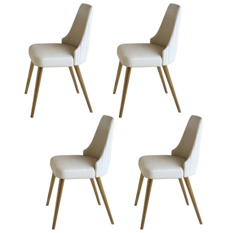 Moderne stijl ovale tafel set 1/4/5/6/7 stukken eetgelegenheid met metalen poten