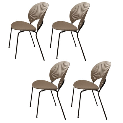 Moderne stijl ovale tafel set 1/4/5/6/7 stukken eetgelegenheid met metalen poten