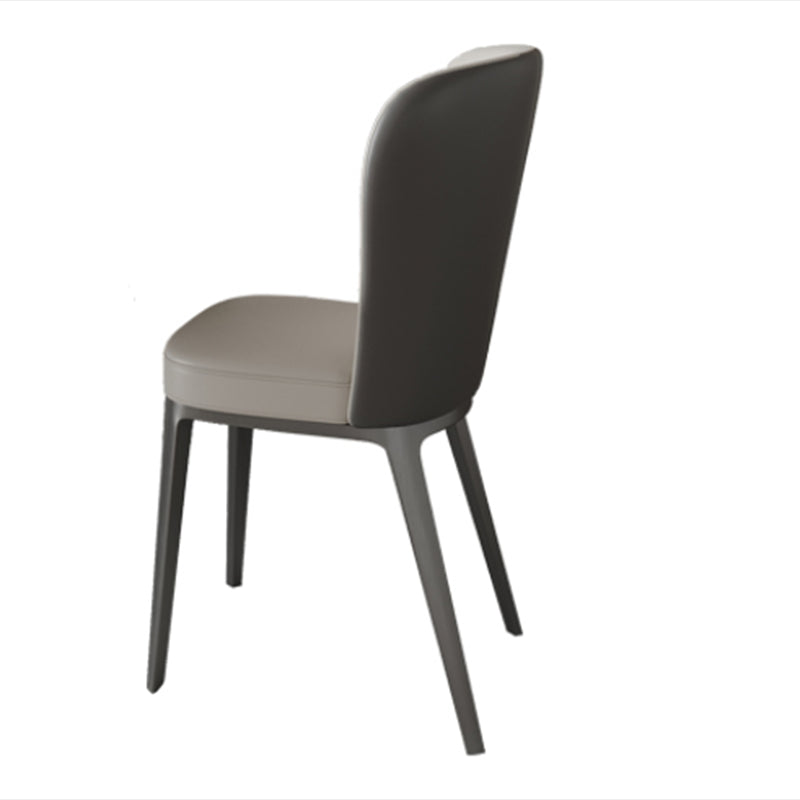 Contemporary Dining Set 1/5/7 Pcs Sintered Stone Dining Table with Upholstered Chairs Clearhalo 'Dining Room Sets' 'Dining Tables & Seating' 'dining_room_set' 'furn' 'furn_dining_room_set' 'Furniture' 'Kitchen & Dining Furniture' 6630049