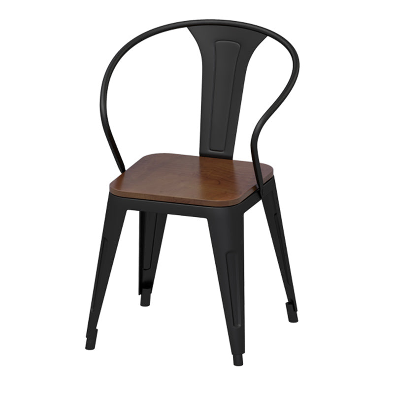 Round Dining Set 1/2/9 Pcs Solid Wood Dining Table with Metal Chairs Clearhalo 'Dining Room Sets' 'Dining Tables & Seating' 'dining_room_set' 'furn' 'furn_dining_room_set' 'Furniture' 'Kitchen & Dining Furniture' 6630081