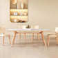Modern 1/2/5/7 stukken Dining Furniture Stone Rechthoek eetstoelen in het wit ingesteld