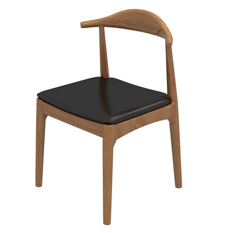 Industrial Dining Set 1/5 Pcs Solid Wood Top Dining Table and Armless Chairs 1 Brown Chair Clearhalo 'Dining Room Sets' 'Dining Tables & Seating' 'dining_room_set' 'furn' 'furn_dining_room_set' 'Furniture' 'Kitchen & Dining Furniture' 6630193