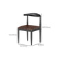 Industrial Dining Set 1/5 Pcs Solid Wood Top Dining Table and Armless Chairs Clearhalo 'Dining Room Sets' 'Dining Tables & Seating' 'dining_room_set' 'furn' 'furn_dining_room_set' 'Furniture' 'Kitchen & Dining Furniture' 6630213