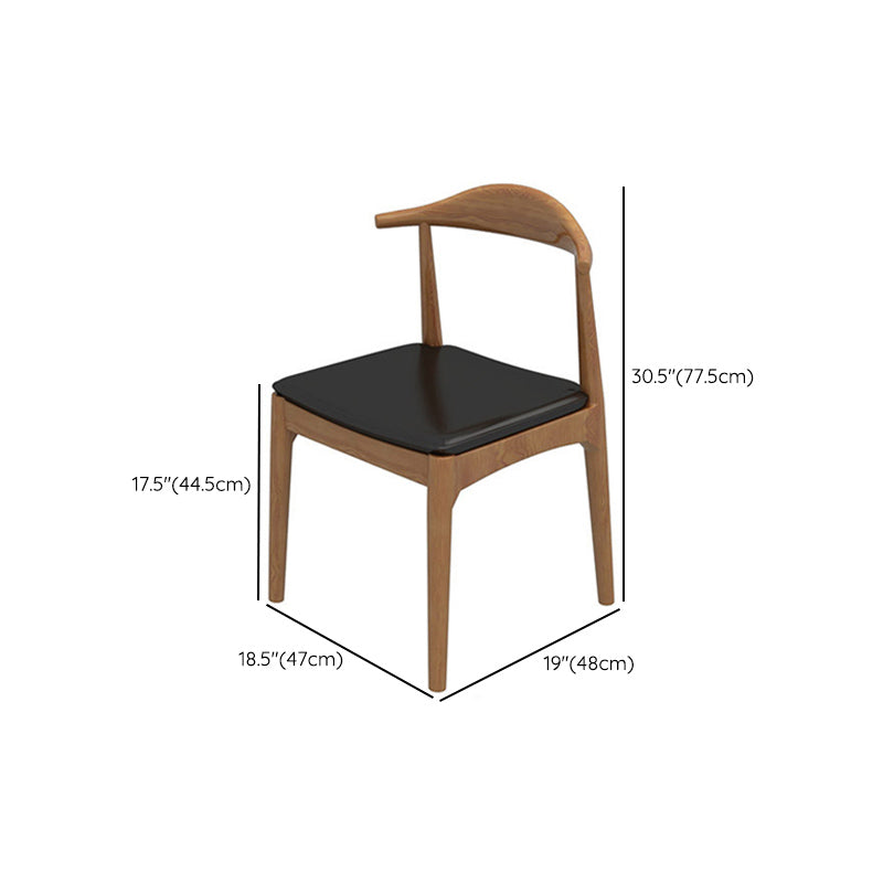 Industrial Dining Set 1/5 Pcs Solid Wood Top Dining Table and Armless Chairs Clearhalo 'Dining Room Sets' 'Dining Tables & Seating' 'dining_room_set' 'furn' 'furn_dining_room_set' 'Furniture' 'Kitchen & Dining Furniture' 6630214