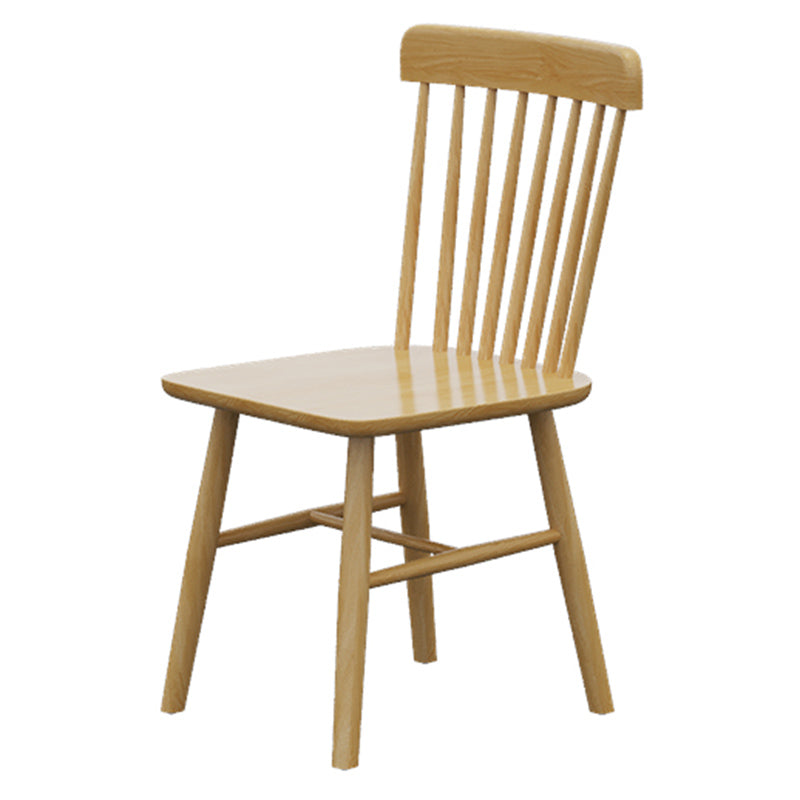 Trestle Dining Table Set 1/4 Pcs Rectangle Dining Table and Chairs in Natural