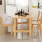 Trestle Dining Table Set 1/4 Pcs Rectangle Dining Table and Chairs in Natural