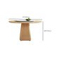 Ronde eettafel ingesteld 1/5/7/9 pc's Ash vaste houten eettafel en armstoelen
