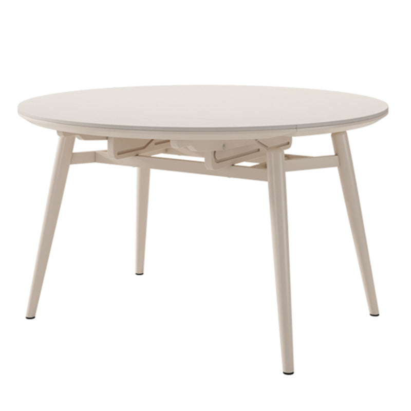 Modern 1/4/5/7 Pieces Dining Chairs Set Stone Round Furniture in White Clearhalo 'Dining Room Sets' 'Dining Tables & Seating' 'dining_room_set' 'furn' 'furn_dining_room_set' 'Furniture' 'Kitchen & Dining Furniture' 6630338