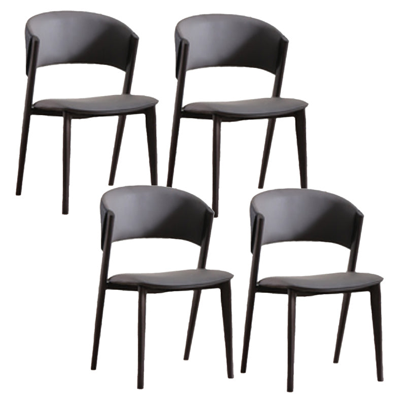 Moderne eetgelegenheid 1/5/7 PCS Rechthoek Marmeren eettafel met armloze stoelen