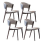 Moderne eetgelegenheid 1/5/7 PCS Rechthoek Marmeren eettafel met armloze stoelen