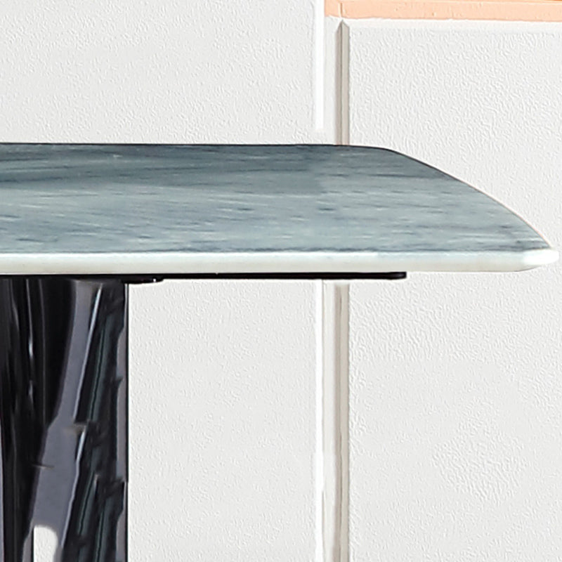 Moderne eetgelegenheid 1/5/7 PCS Rechthoek Marmeren eettafel met armloze stoelen