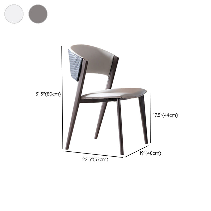 Moderne eetgelegenheid 1/5/7 PCS Rechthoek Marmeren eettafel met armloze stoelen