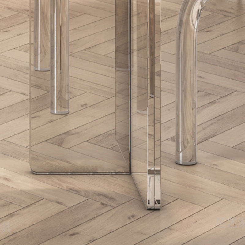 Modern Style 1/2/5/7 Pieces Dining Chairs Set Stone Rectangle Furniture in White