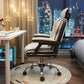 Modern Style Gaming Chair Faux Leather Fixed Arm Desk Chair for Home Clearhalo 'furn' 'furn_office_chair' 'Furniture' 'Office Chairs' 'Office Furniture' 'office_chair' 6630540