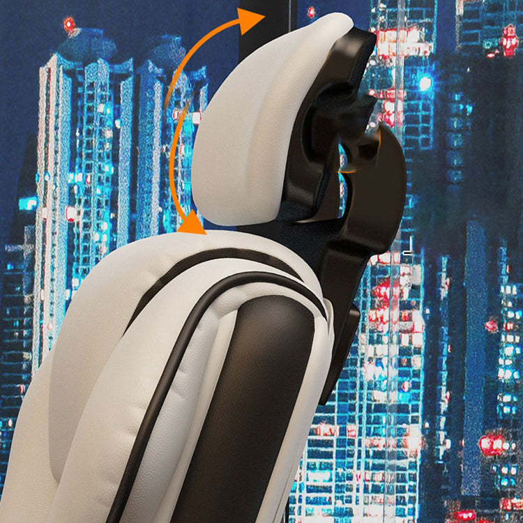 Modern Style Gaming Chair Faux Leather Fixed Arm Desk Chair for Home Clearhalo 'furn' 'furn_office_chair' 'Furniture' 'Office Chairs' 'Office Furniture' 'office_chair' 6630545