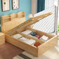 Modern Solid Wood Bed Frame Headboard Standard Bed with Storage Lift Up Storage Bed & Mattress Clearhalo 'Bedroom Furniture' 'Beds' 'furn' 'furn_beds' 'Furniture' 6630589