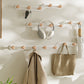 Metal and Wood Coat Rack Contemporary Style Home Wall Hanging Coat Hanger Clearhalo 'Entry & Mudroom Furniture' 'furn' 'furn_hall_tree_coat_racks' 'Furniture' 'Hall Trees & Coat Racks' 'hall_tree_coat_racks' 6630651