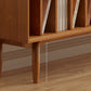 Mobile TV scandinavo Console TV in legno massello con cassetti
