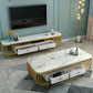 Contemporary TV Media Stand Open Storage TV Console with Drawers Clearhalo 'furn' 'furn_tv_stands_entertainment_centers' 'Furniture' 'Living Room Furniture' 'TV Stands & Entertainment Centers' 'TV Stands & Media Storage Furniture' 'tv_stands_entertainment_centers' 6630932