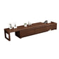 Vintage Media Console Rubberwood Stand Console with Drawers for Living Room Nut-Brown Clearhalo 'furn' 'furn_tv_stands_entertainment_centers' 'Furniture' 'Living Room Furniture' 'TV Stands & Entertainment Centers' 'TV Stands & Media Storage Furniture' 'tv_stands_entertainment_centers' 6630950