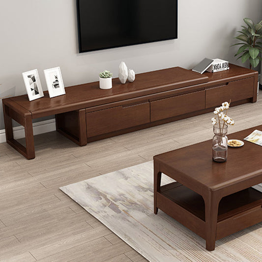 Console con console multimediale vintage console stand di gomma con cassetti per soggiorno