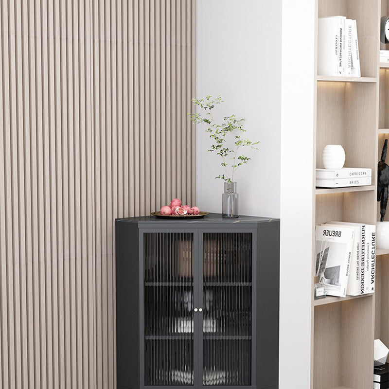 ESPOSIZIONE DI METALE CONTEMPOURANTE Porte in vetro Casatto con porte per sala da pranzo