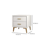 Drawer Storage Bedside Cabinet Contemporary Night Table for Bedroom