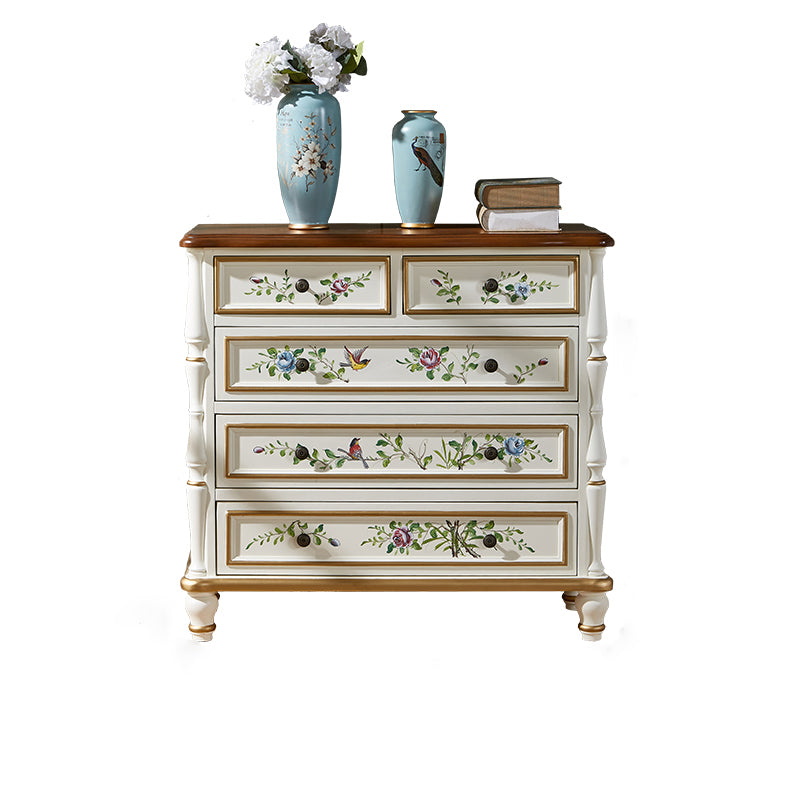 Horizontal Storage Chest Dresser Traditional Dresser with Drawers Clearhalo 'Bedroom Furniture' 'Dressers & Chests' 'dressers_chests' 'furn' 'furn_dressers_chests' 'Furniture' 6631290