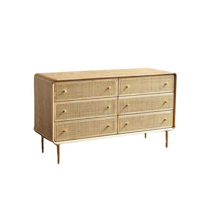 Traditionele opbergkast Dressoir Houten kist met laden
