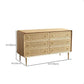 Traditionele opbergkast Dressoir Houten kist met laden