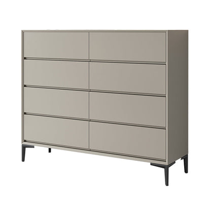 15.6-inch Width Contemporary Storage Chest Stone Dresser with 8 Drawers
