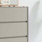 15.6-inch Width Contemporary Storage Chest Stone Dresser with 8 Drawers