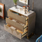 15.6-inch W Classic Glam Storage Chest Stone Storage Chest Dresser Clearhalo 'Bedroom Furniture' 'Dressers & Chests' 'dressers_chests' 'furn' 'furn_dressers_chests' 'Furniture' 6631387
