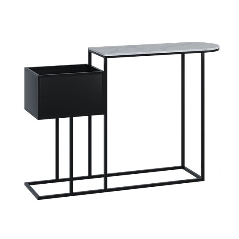 Tavolo console in metallo glam tavolo divano console in pietra con spazio per la sala